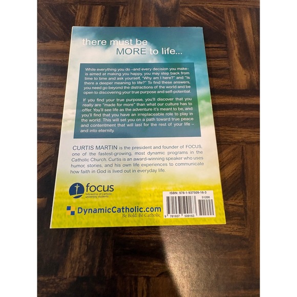 Made for More Curtis Martin Paperback Dynamic Catholic Book Program - Picture 2 of 4